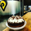 If you are in and around @productionparkuk today you should rapidly make your way to our cafe.... MISSISSIPPI MUD PIE. This baby is going to sell fast. You are lucky that it’s not in my tummy already 